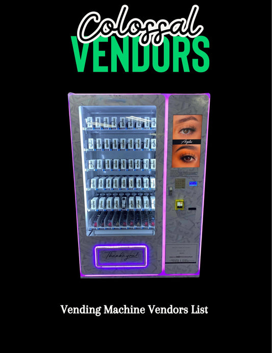 Vending machine vendors list