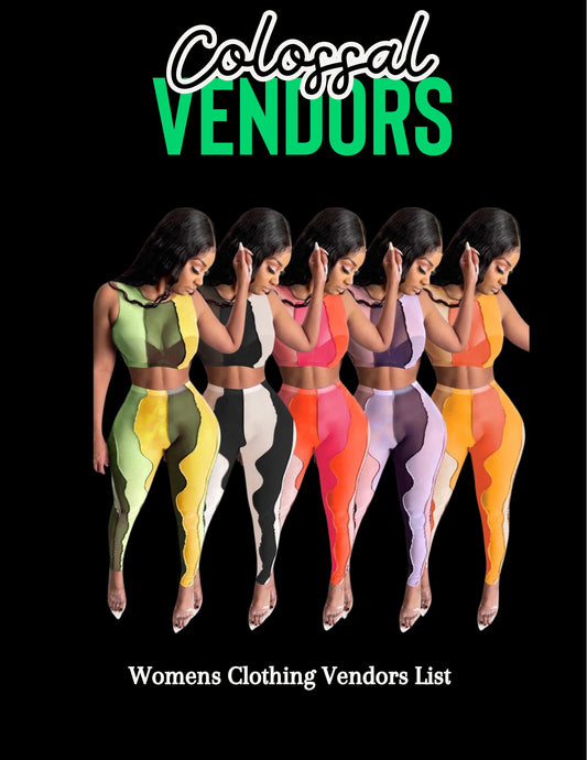 Womens clothing vendors list