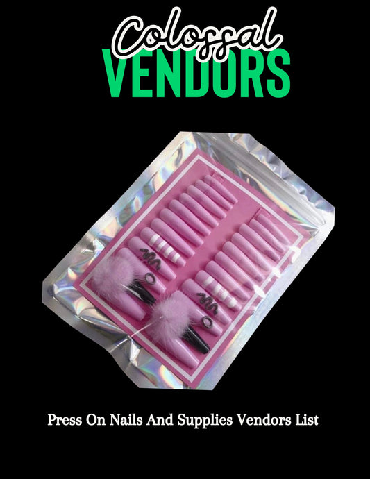 Press on nails and supplies vendors list